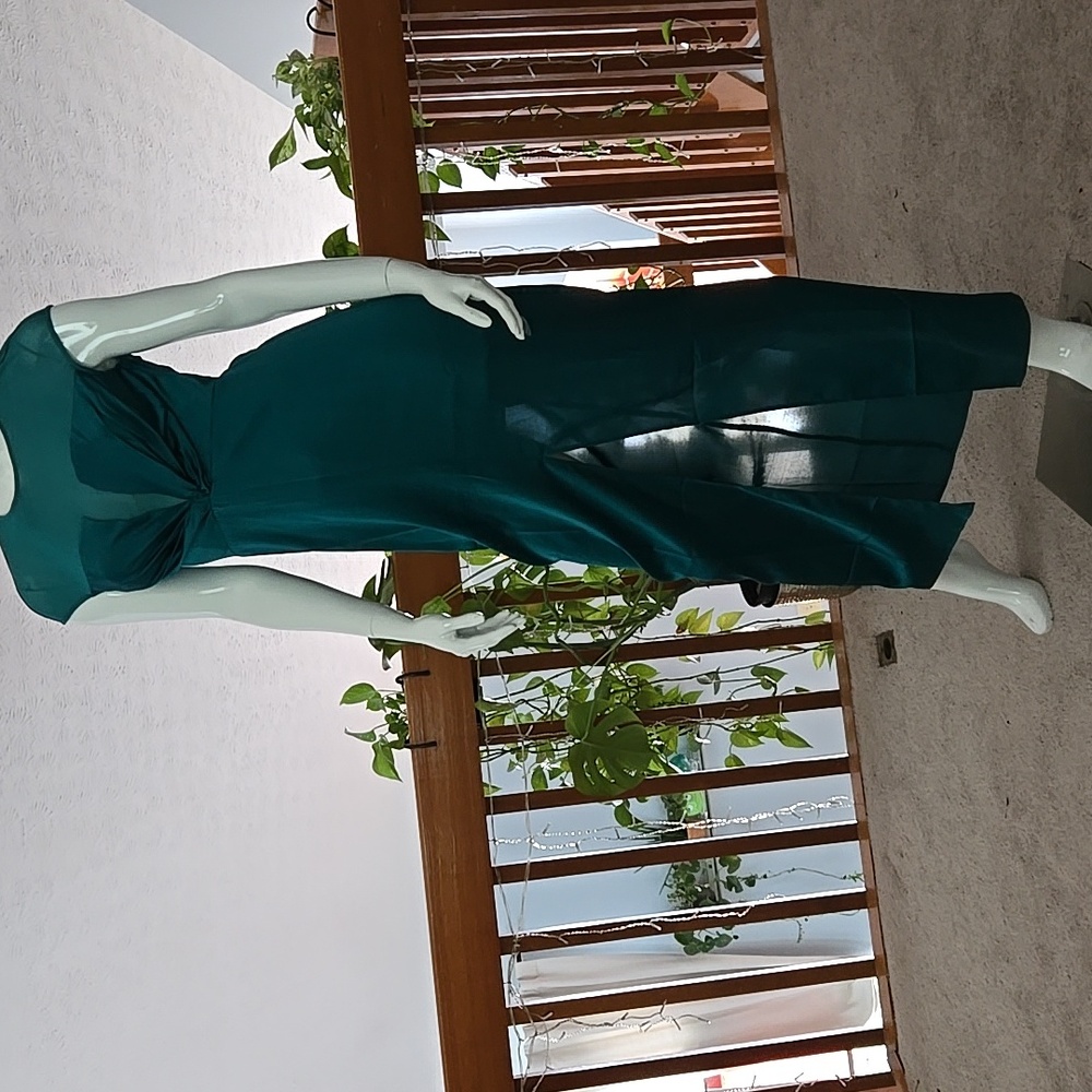 Marciano Green long maxi dress size S
